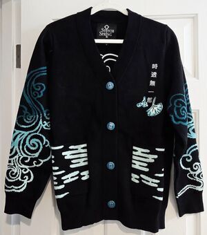 Stitch Spring Limited Edition Mist Cardigan Anime Demon Slayer Muichiro Tokito